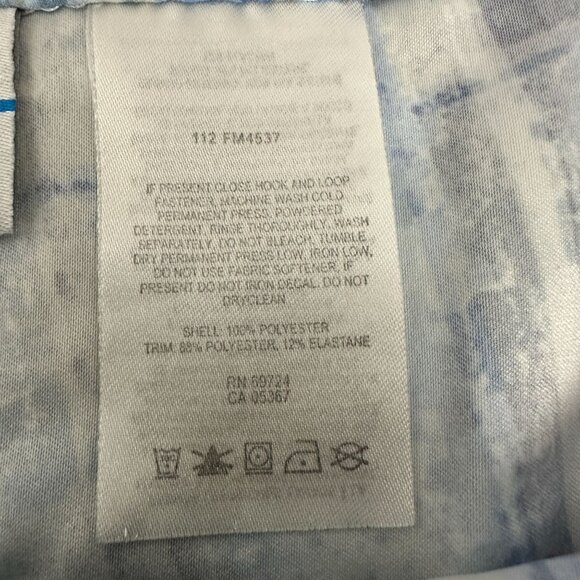 Columbia PFG Mens Omni-Shield Fishing Shorts 36W Blue Tie-Dye Polyester Blend - Picture 4 of 6